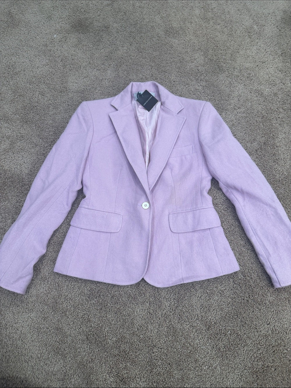 Evan Picone Lilac Tailored Blazer Jacket